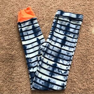 Crewcuts Tie Dye Stripe Pajama Pants Boys 10 Blue
